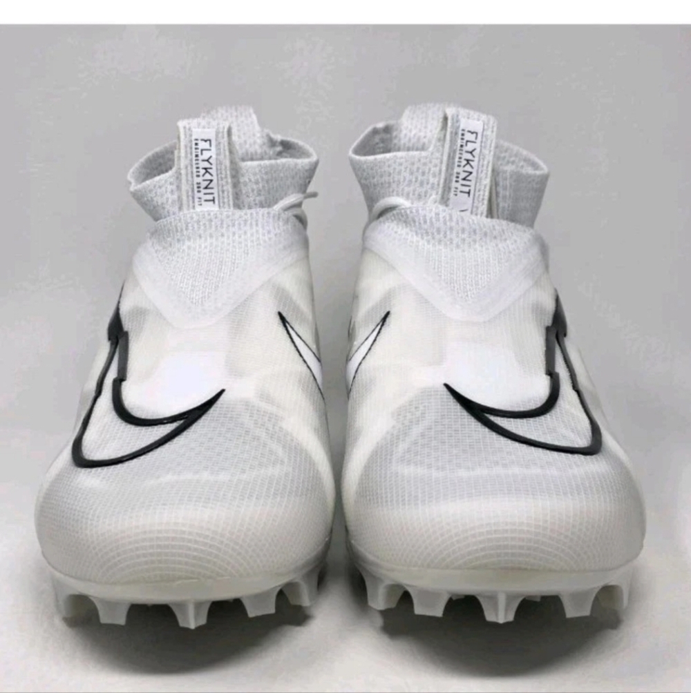 Nike Alpha Menace Elite 3 CT6648-100 White-Black Men's Football Cleats 14 US